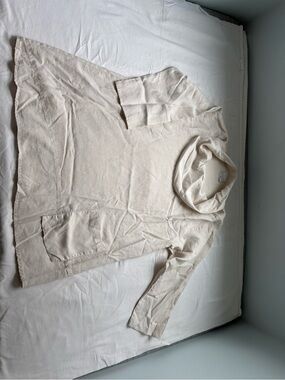 Women’s Cream Cowl Neck Top